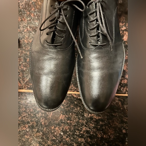 Cole Haan/Nike Air Oxford Black Leather dress shoes retails $198 size 12 - Picture 9 of 12